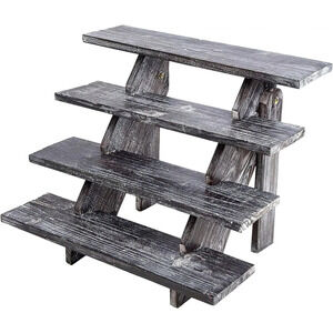 Rustic Cupcake Stand - Wooden Retail Table Display. Wood Cake Stand Display Tabl